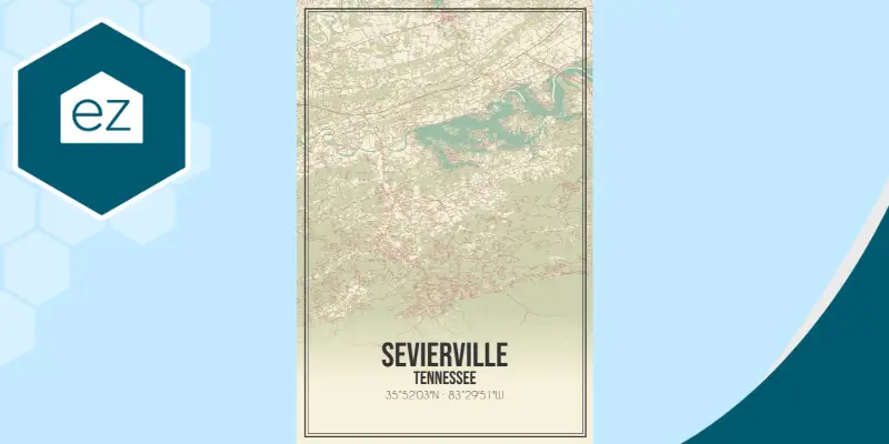 Map of Sevierville TN