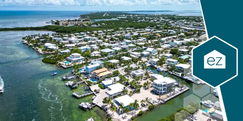 House near the sea in Florida Keys