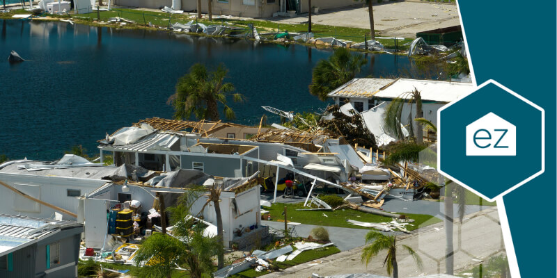 seaside homes damaged by hurricane