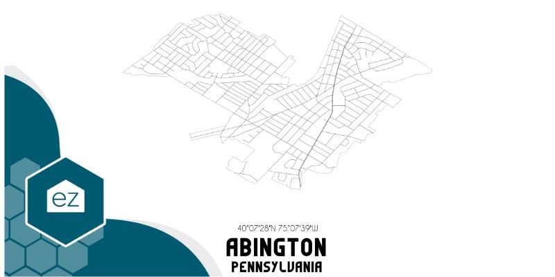 Abington PA map