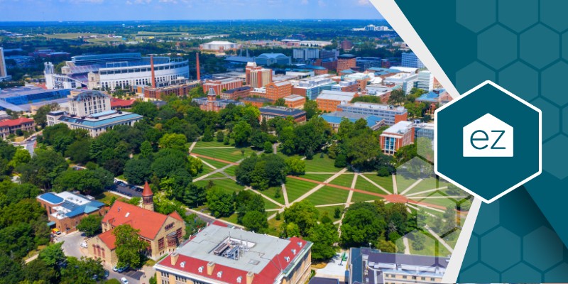 Ohio State University aerial view