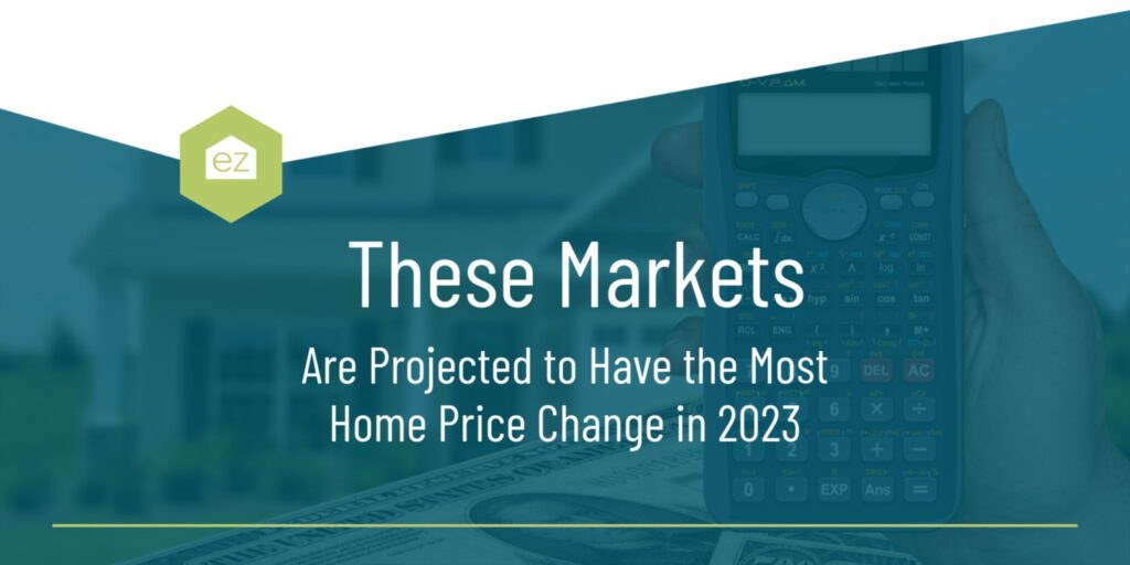 home price change projected in 2023
