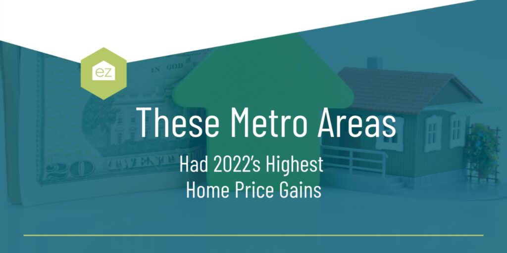 Home price gains in the metro