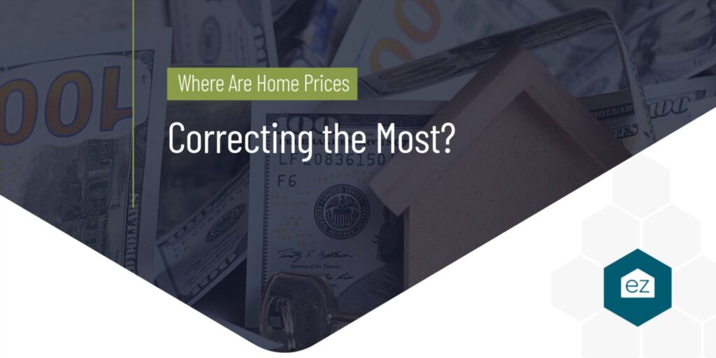 Home prices correcting