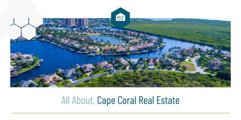 Aerial view of Cape Coral Real Estate