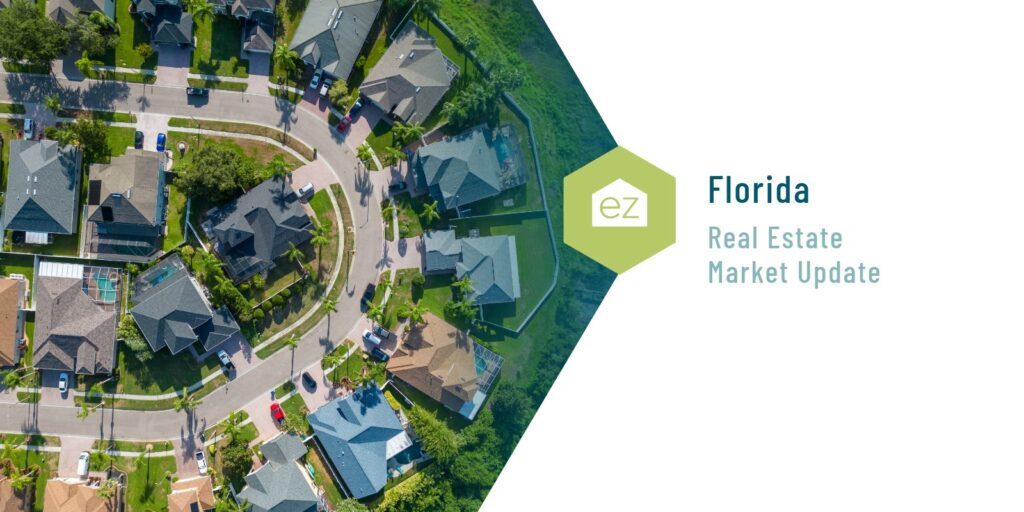 Florida real estate aerial view