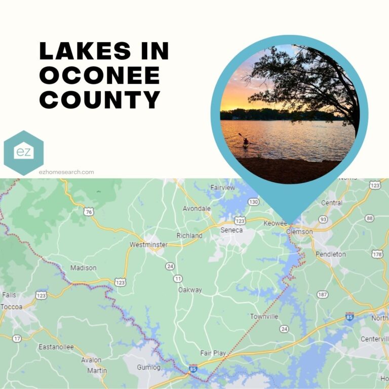 Lakes in Oconee County Seneca SC