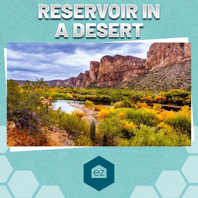 reservoir in Chandler Desert AZ