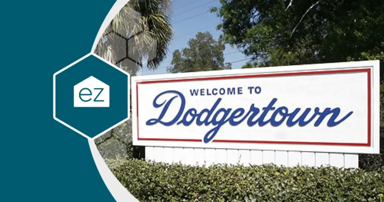 Welcome to Dodgertown Sign