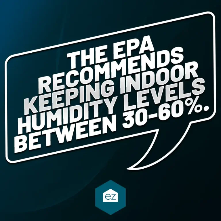 fact box about EPA recommendation on keeping indoor humidity levels between 30-60%