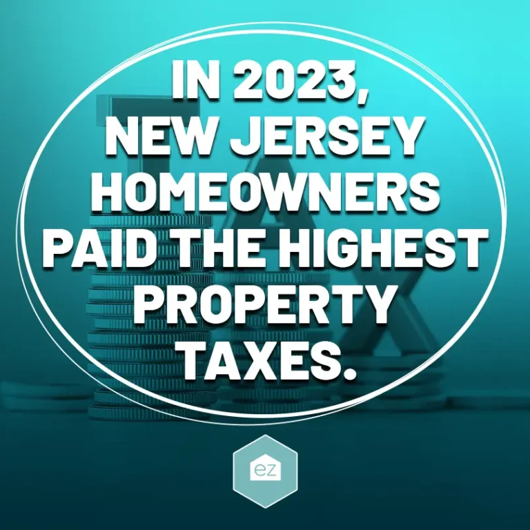 facts about homeowners that paid the highest property taxes in New Jersey in 2023