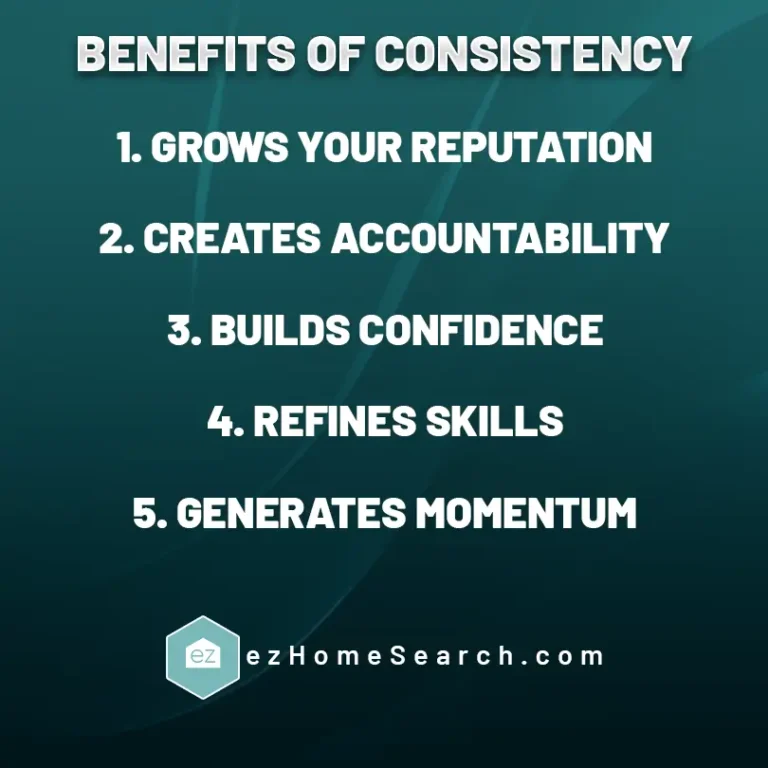 list of benefits of being consistent