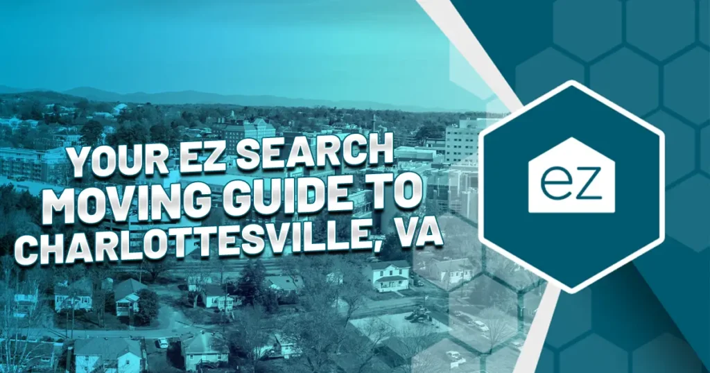 EZ Search moving guide to Charlottesville VA