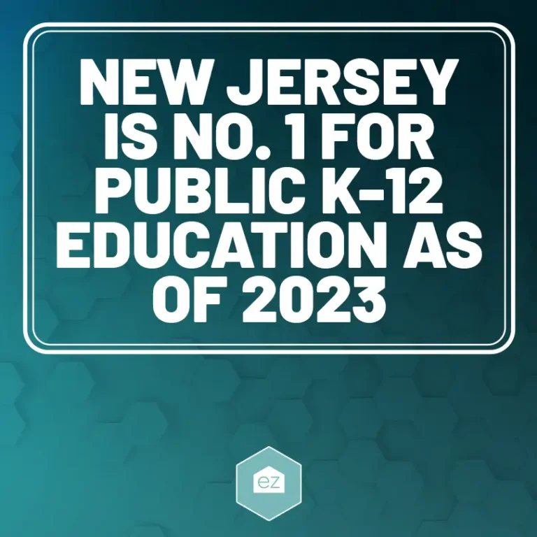 New Jersey is no. 1 for public K-12 education as of 2023