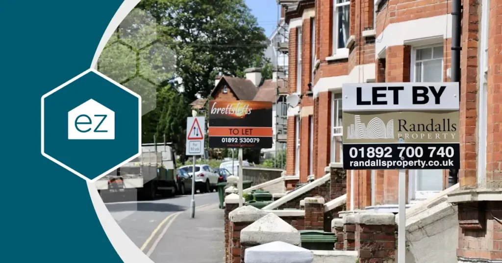 let by signage along the streets with property brokerage firms