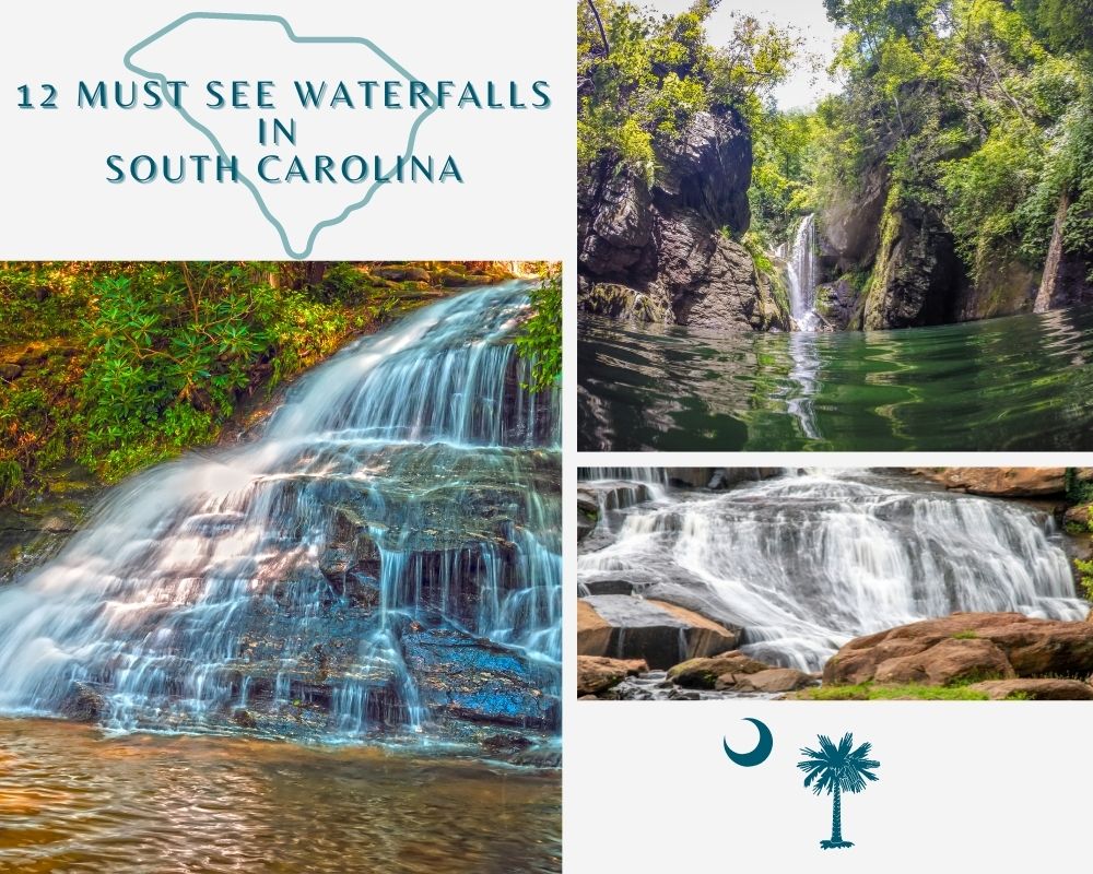 Photos of Waterfalls found throughout South Carolina