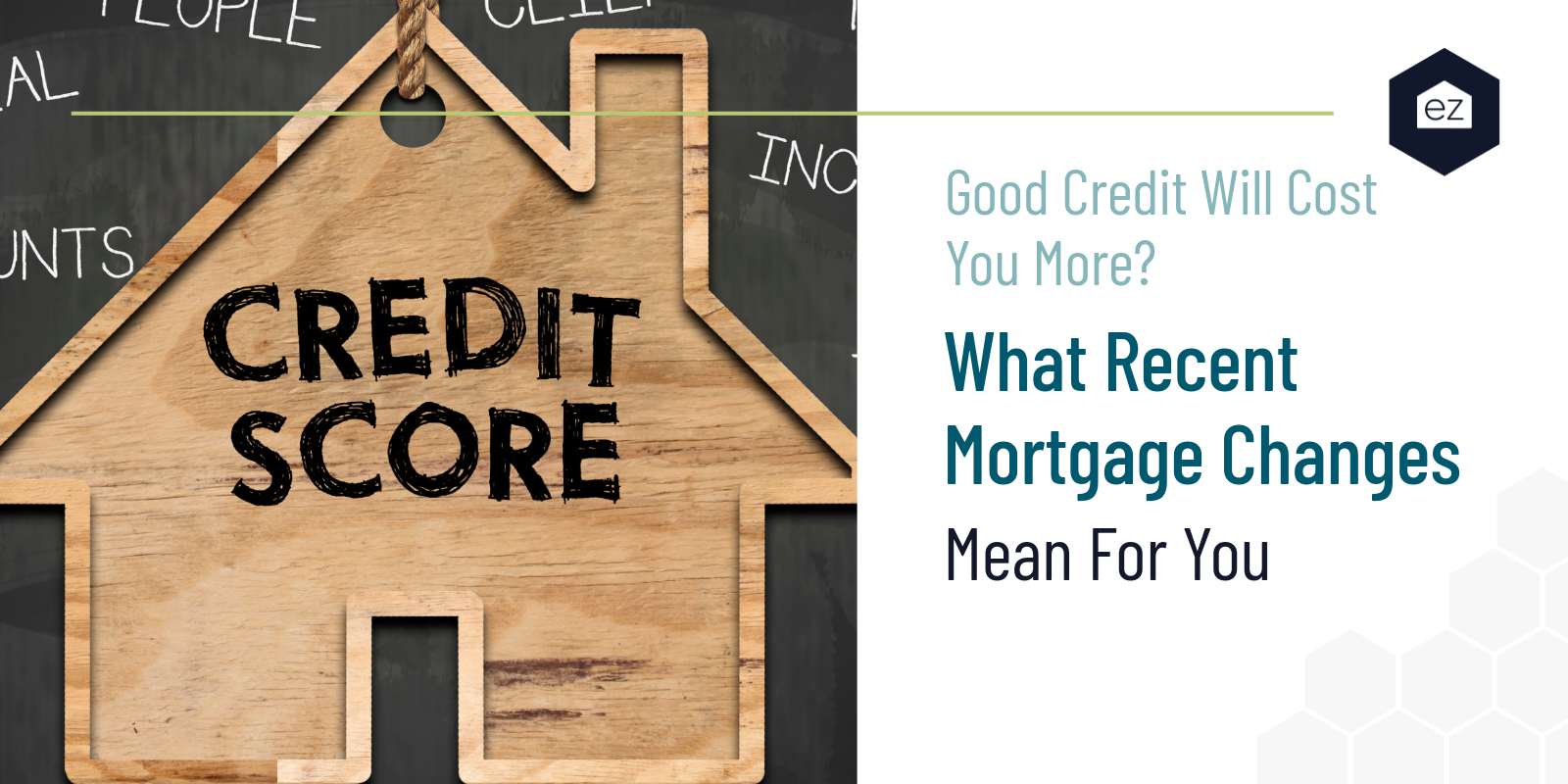 Credit Score and Mortgage Changes